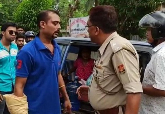 Drunk driving led to road mishap in Bishalgarh : Sepahijala District SP’s vehicle was hit from behind Drunk driving led to road mishap in Bishalgarh : Sepahijala District SP’s vehicle was hit from behind